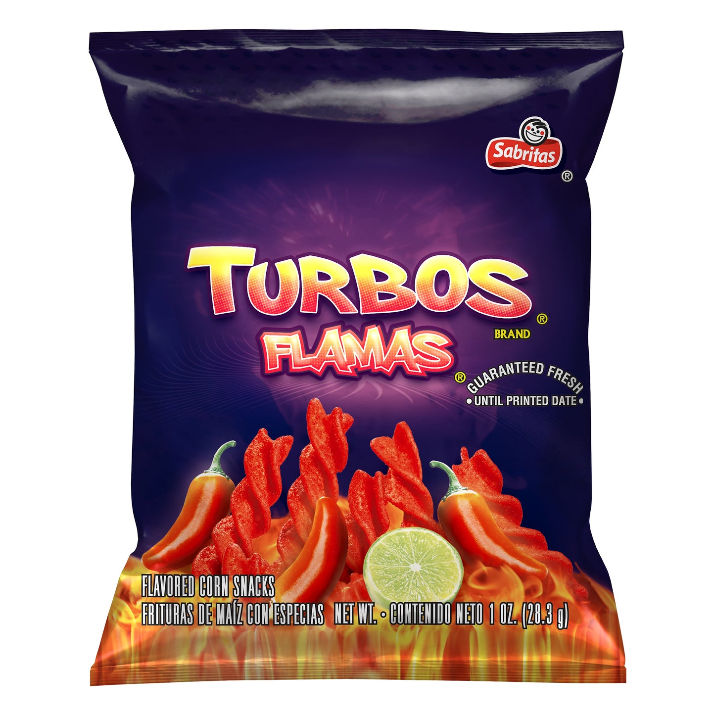 Sabritas Flavored Corn Snacks Turbos Flamas 1 Oz