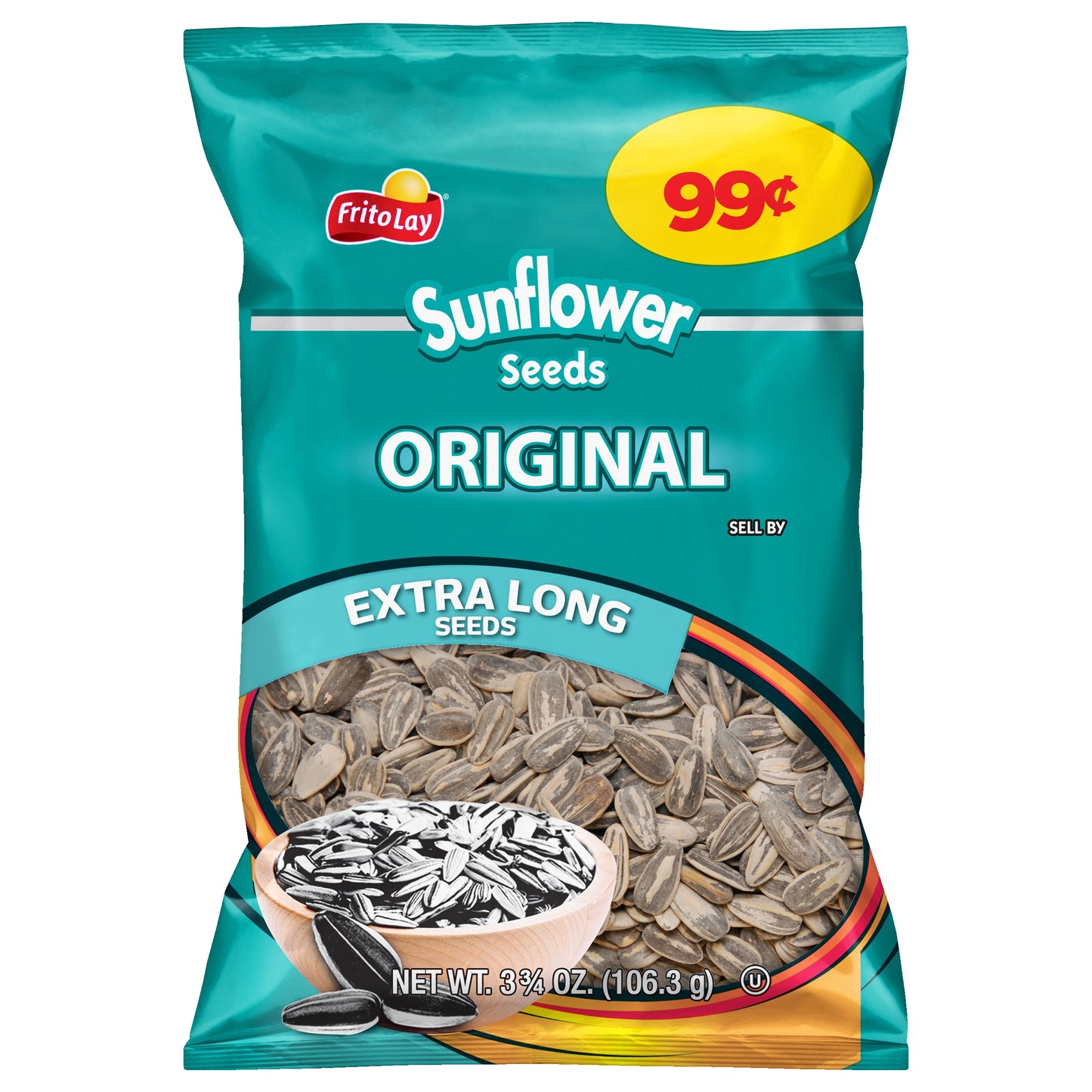 Frito Lay Extra Long Original Sunflower Seeds 3.75 oz