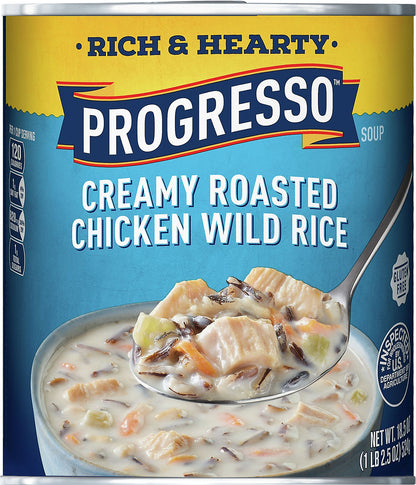 Progresso Creamy Roasted Chicken Wild Rice Soup 18.5 oz