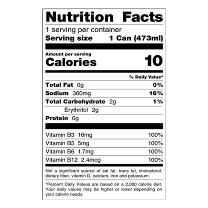 Rockstar Pure Zero Silver Iced Energy Drink 16 oz