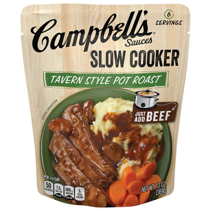 Campbell's Slow Cooker Tavern Style Pot Roast Sauces 13 oz