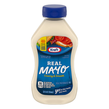 Kraft Real Mayo, 12 fl oz Bottle