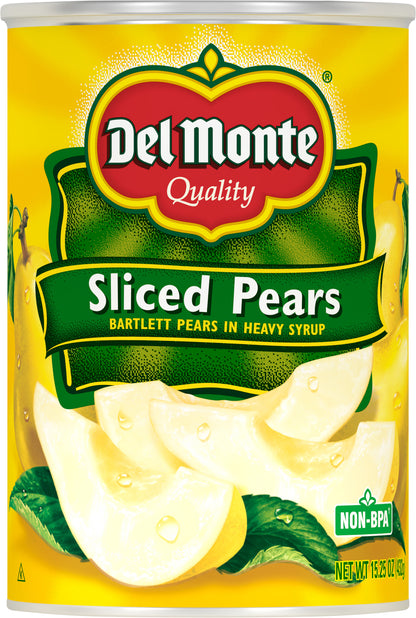 Del Monte Sliced Pears 15.25 oz Can