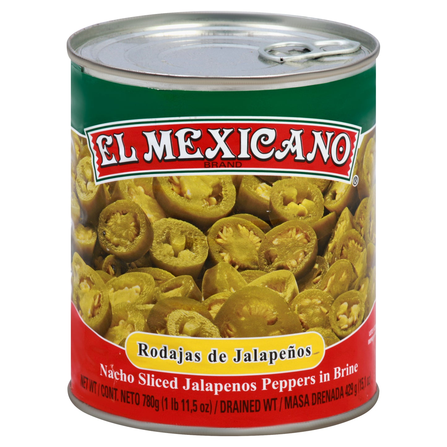 El Mexicano Jalapenos Peppers 27.5 oz