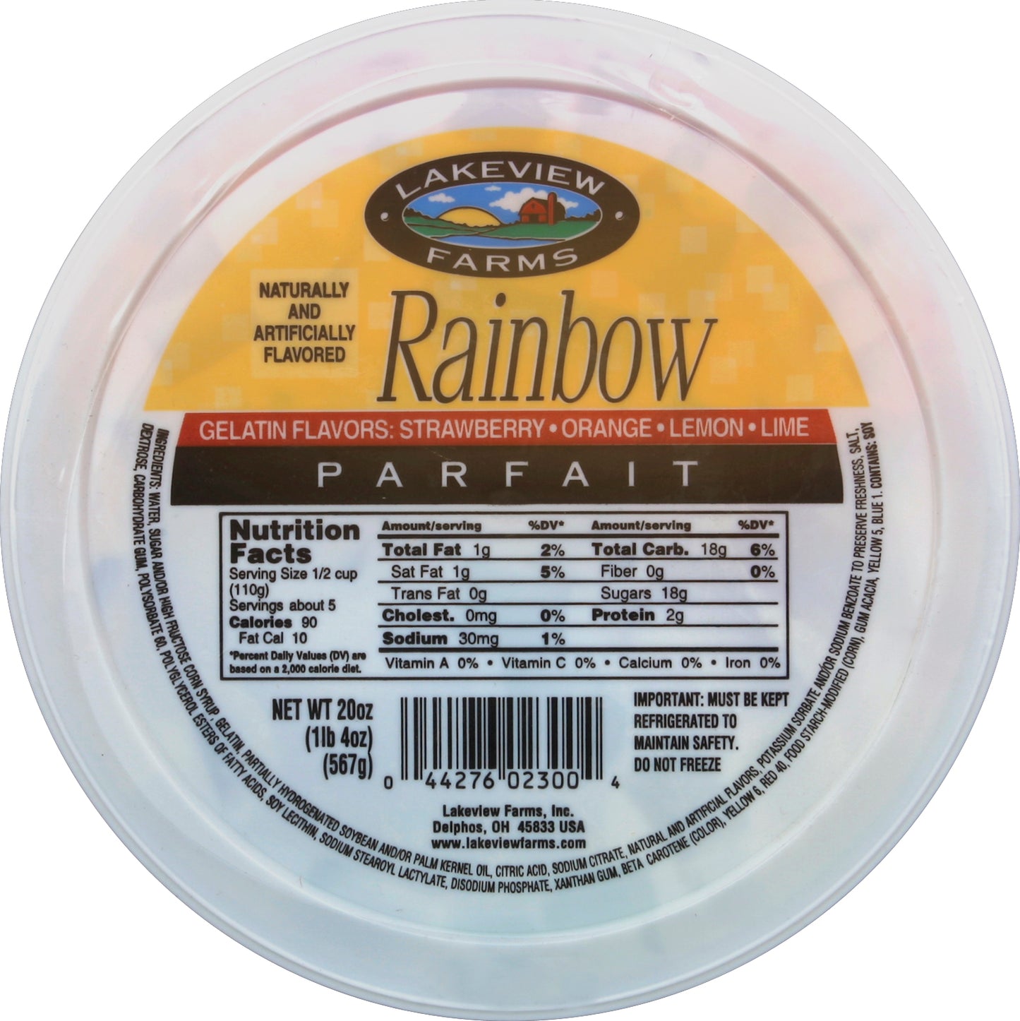 Lakeview Farms Parfait 20 oz