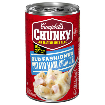 Campbell's Old Fashioned Potato Ham Chowder Soup 18.8 oz