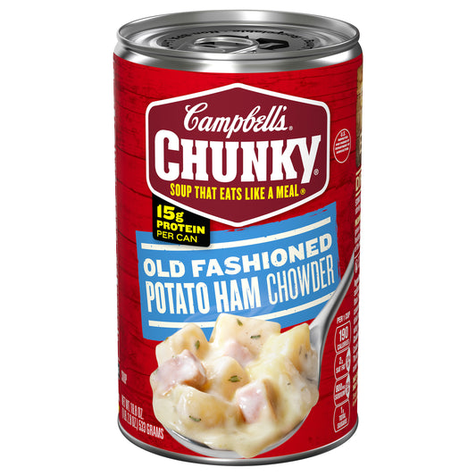 Campbell's Old Fashioned Potato Ham Chowder Soup 18.8 oz