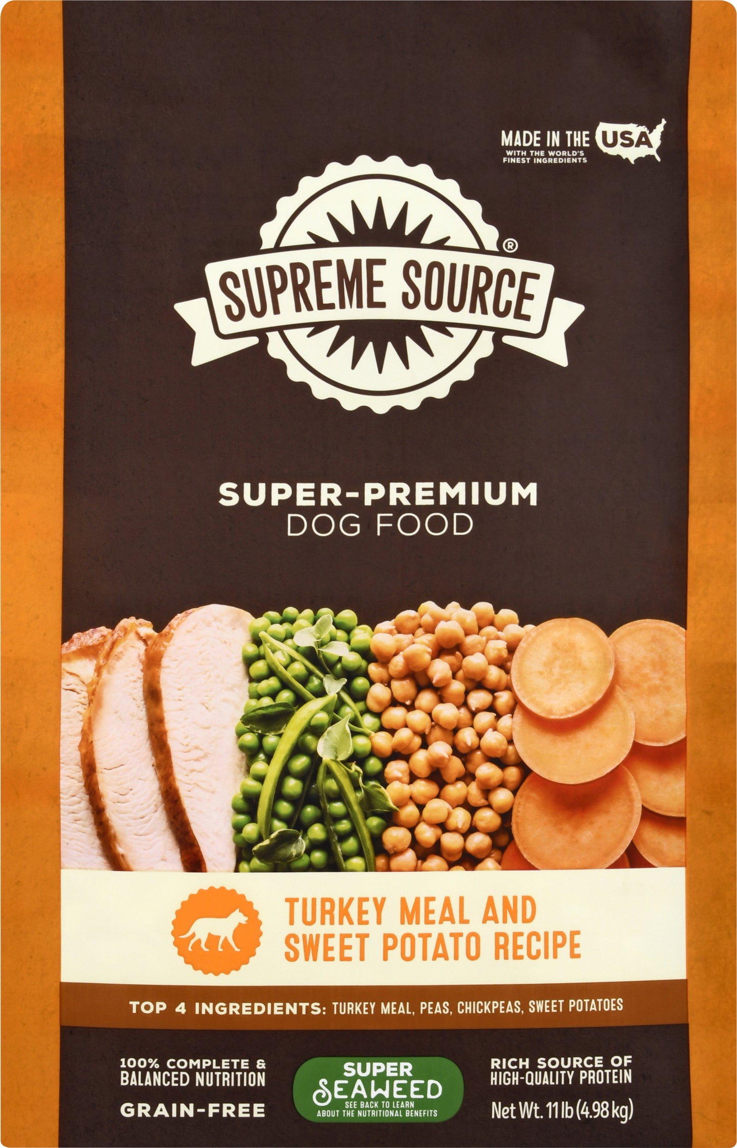 Supreme Source Supreme Premium Turkey Meal and Sweet Potato Recipe Dog Food 11 lb