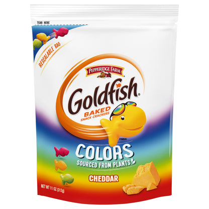Goldfish Colors Cheddar Baked Snack Crackers 11 oz