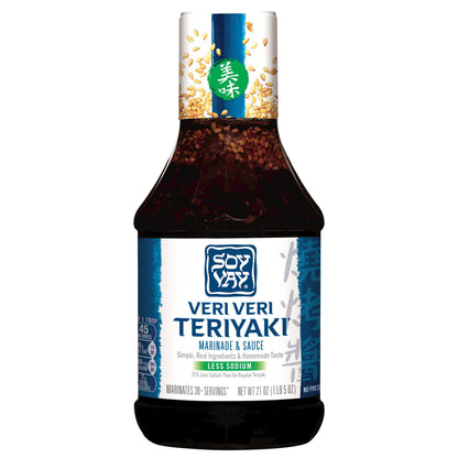 Soy Vay Less Sodium Veri Veri Teriyaki Marinade & Sauce 21 oz