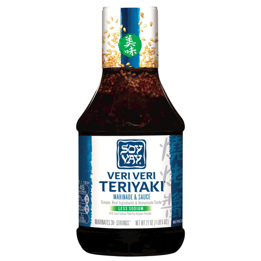 Soy Vay Less Sodium Veri Veri Teriyaki Marinade & Sauce 21 oz