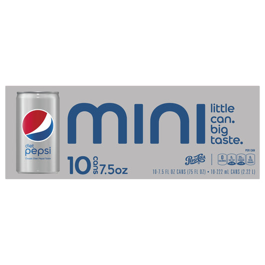 Pepsi Diet Mini Cola 10 ea