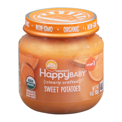 HappyBaby Organic Stage 1 Sweet Potatoes 4 oz
