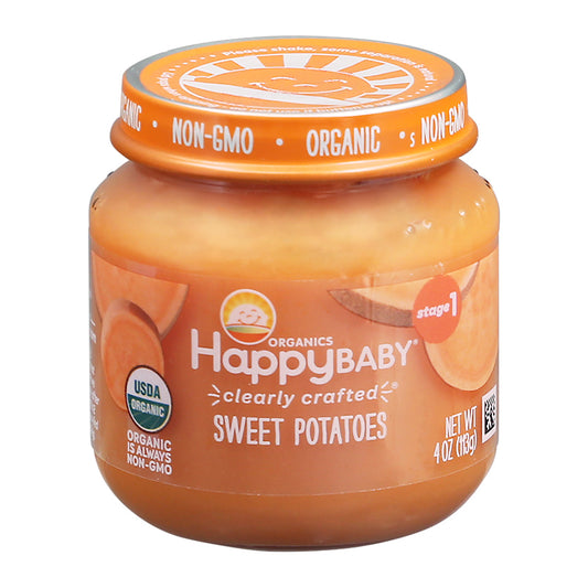 HappyBaby Organic Stage 1 Sweet Potatoes 4 oz