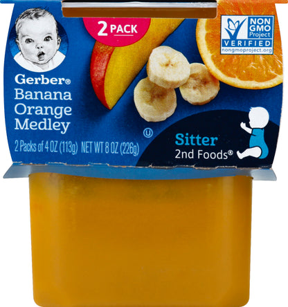 Gerber Banana Orange Medley 2 ea