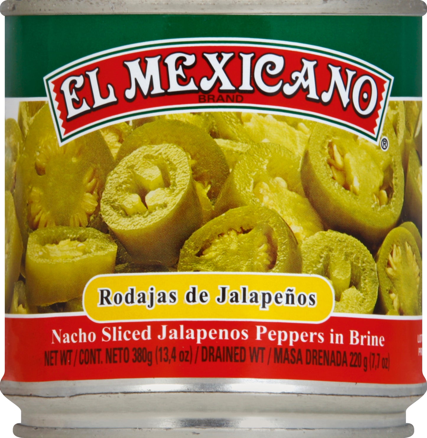 El Mexicano Jalapenos Peppers 13.4 oz