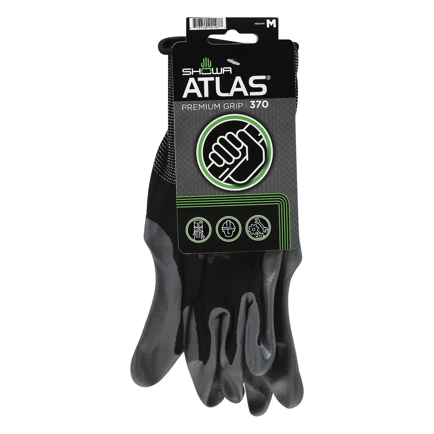 Showa Atlas Medium Premium Grip 370 Gloves 1 pr