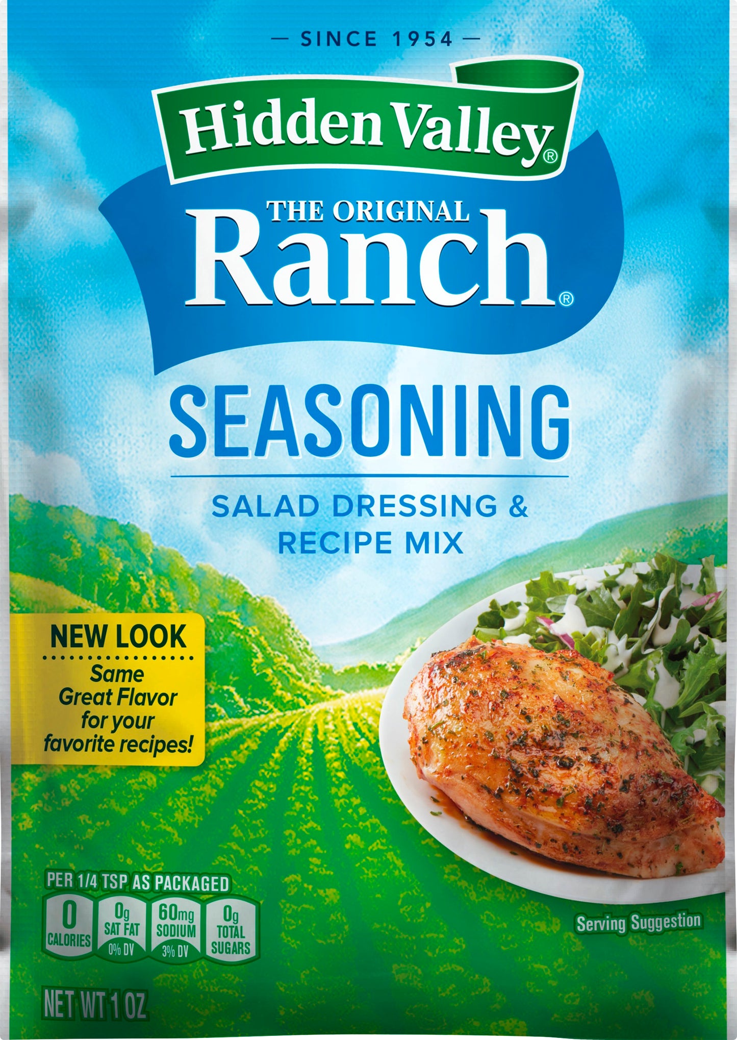Hidden Valley The Original Ranch Salad Dressing & Recipe Mix Seasoning 1 oz