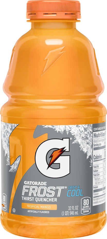 Gatorade Frost Crisp & Cool Tropical Mango Thirst Quencher 32 oz