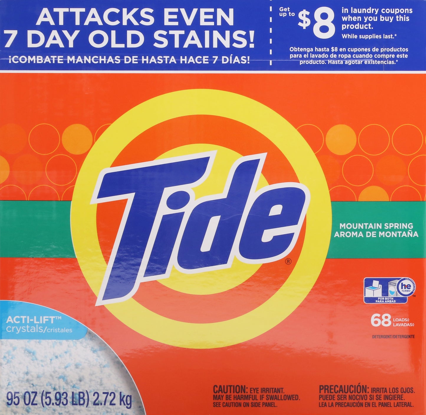 Tide Mountain Spring Detergent 95 oz