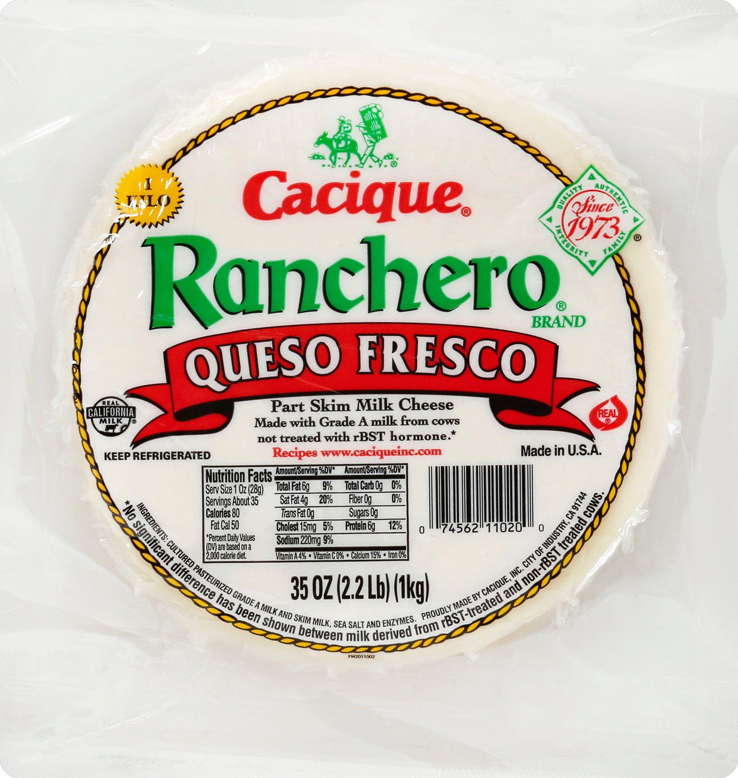 Cacique Cheese 35 oz