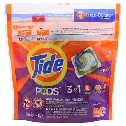 Tide Pods Spring Meadow Detergent 16 ea