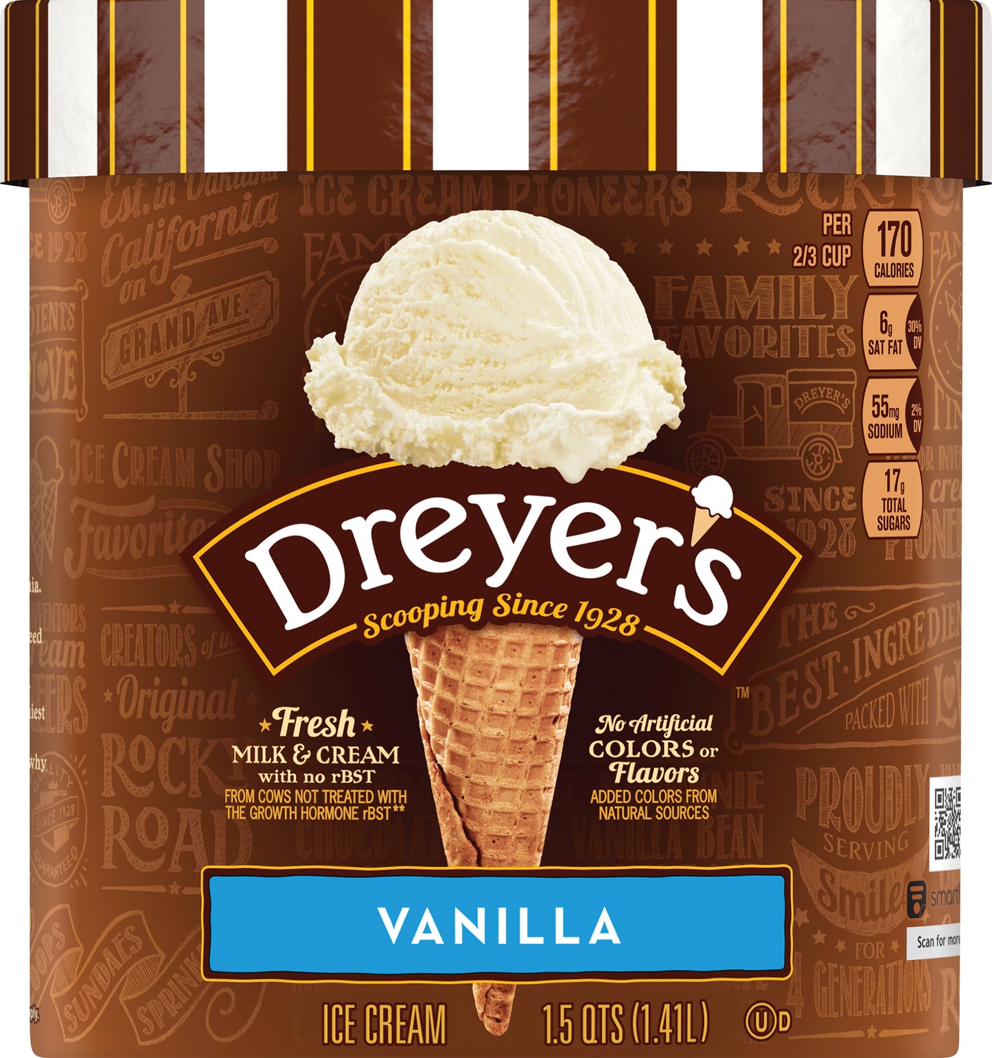 Edy's Vanilla Ice Cream 1.5 qt
