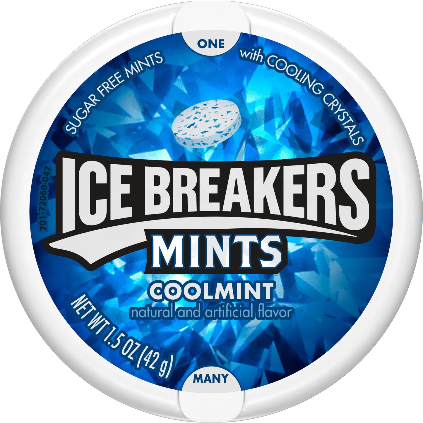 ICE BREAKERS COOLMINT Sugar Free Mint Candy, 1.5 oz, Tin