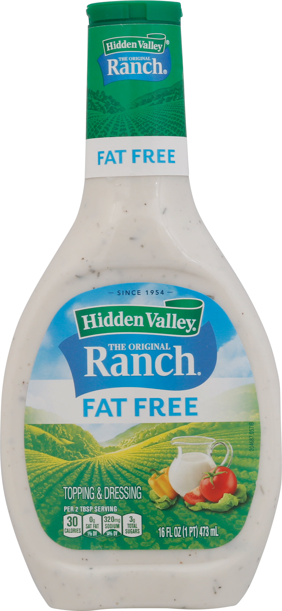 Hidden Valley The Original Ranch Fat Free Topping & Dressing 16 fl oz