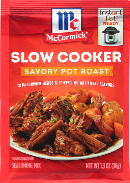 McCormick Slow Cooker Savory Pot Roast Seasoning Mix 1.3 oz