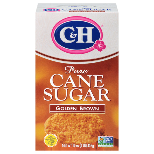 C&H® Pure Cane Golden Brown Sugar 16 oz. Box