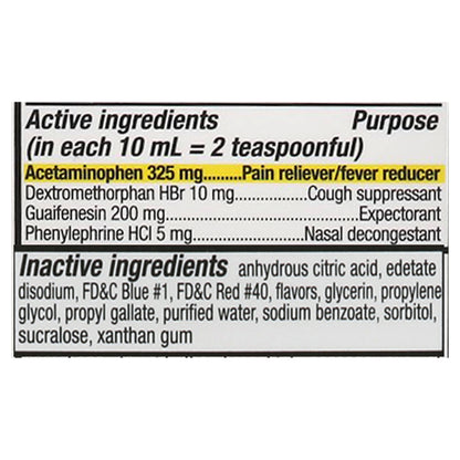 Tukol Children's Multi-Symptom Berry Flavor Cold & Flu 4 oz