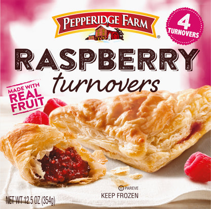 PEPPERIDGE FARM Raspberry Turnovers 4 ea