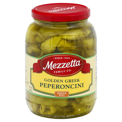 Mezzetta Medium Heat Golden Greek Peperoncini 32 oz
