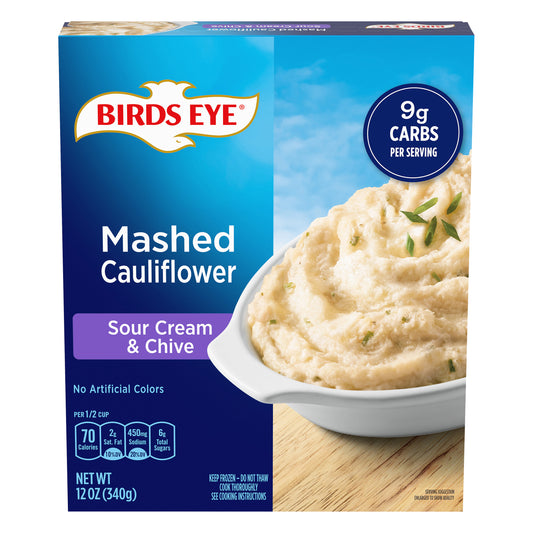 Birds Eye Sour Cream & Chives Mashed Cauliflower 12 oz