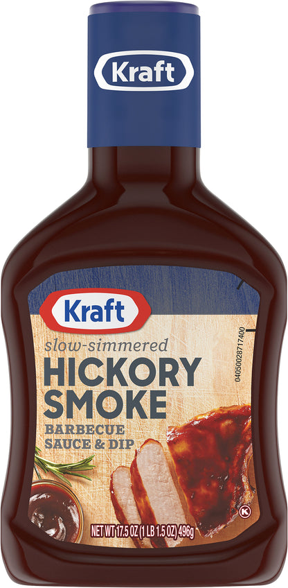 Kraft Hickory Smoke Barbecue Sauce, 17.5 oz Bottle