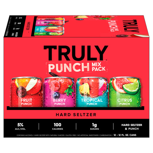 Truly Mix Pack Punch Hard Seltzer 12 - 12 fl oz Cans