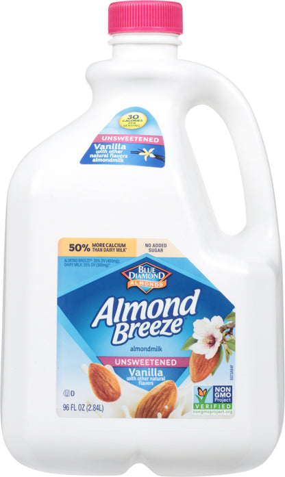 Almond Breeze Unsweetened Vanilla Almondmilk 96 fl oz