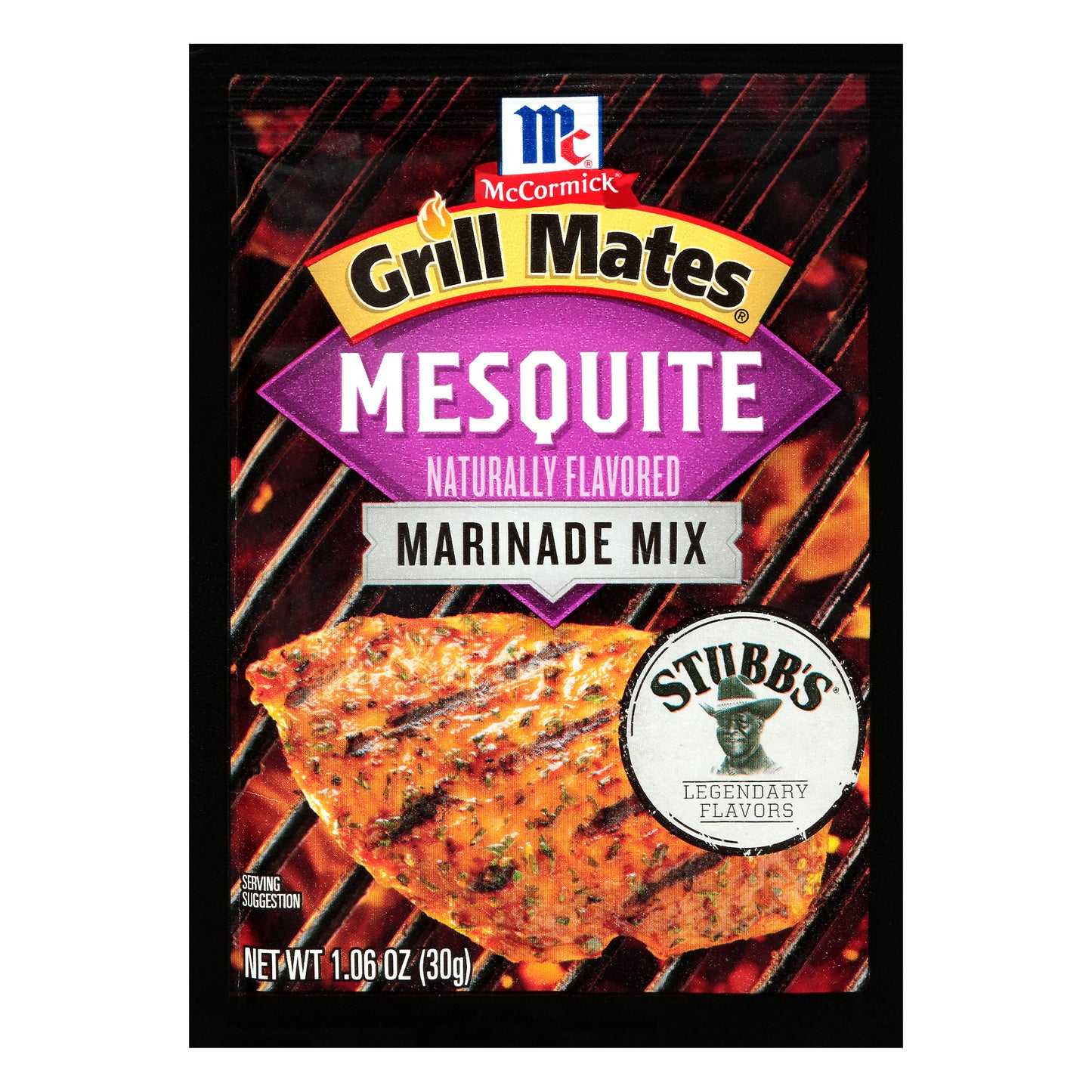 McCormick® Grill Mates® Mesquite Marinade Mix 1.06 oz. Packet