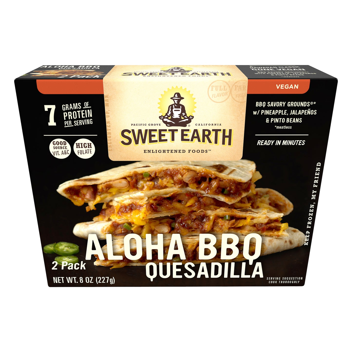 Sweet Earth Aloha BBQ Quesadilla 2 ea