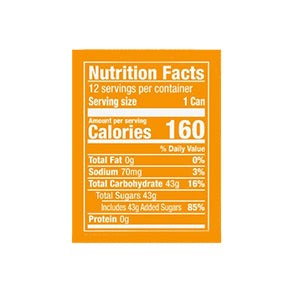 Crush Orange Soda, 12 fl oz cans, 12 pack