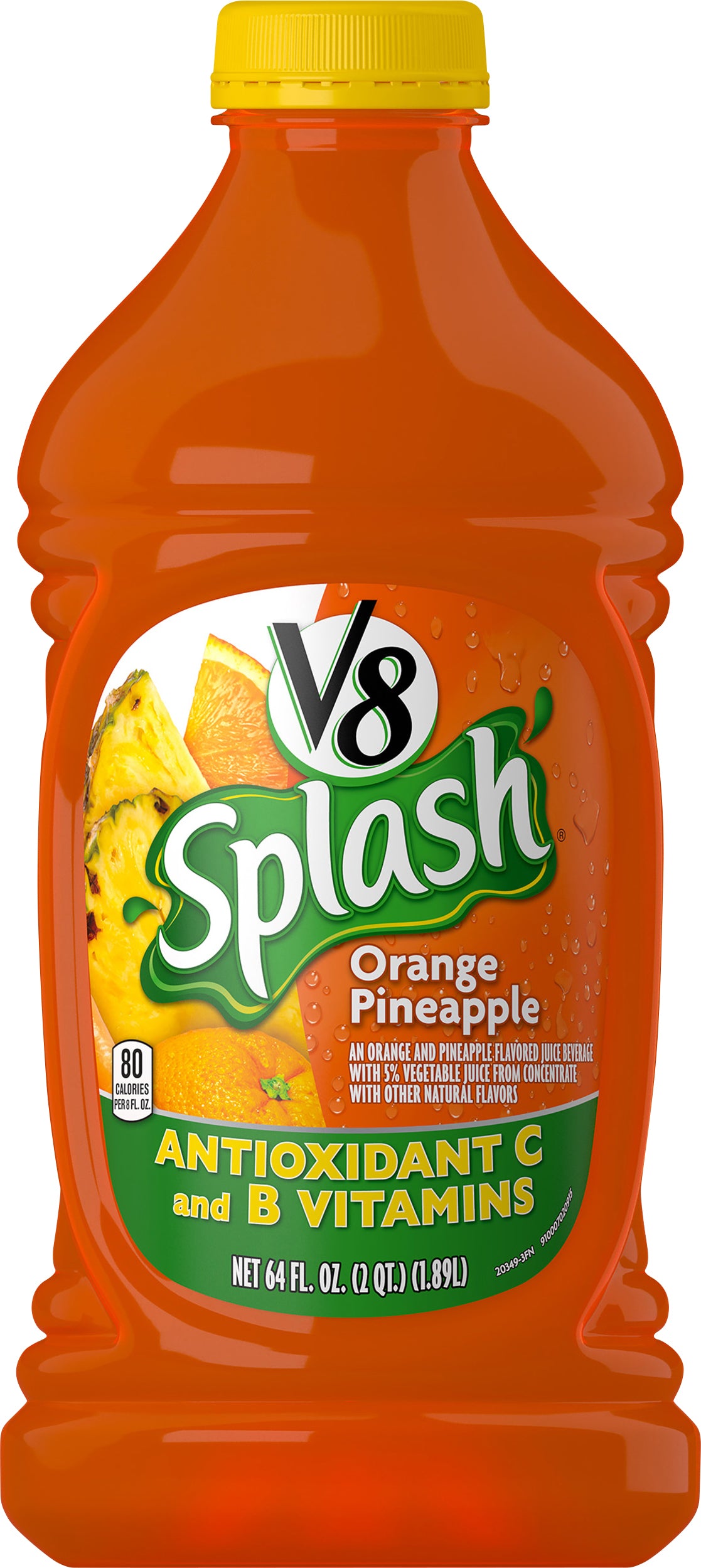 V8 Splash Orange Pineapple Juice Beverage 64 oz