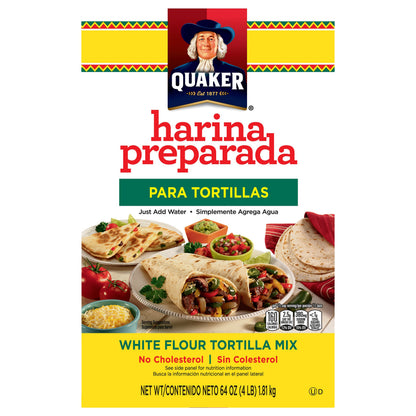 Quaker White Flour Tortilla Mix 64 oz