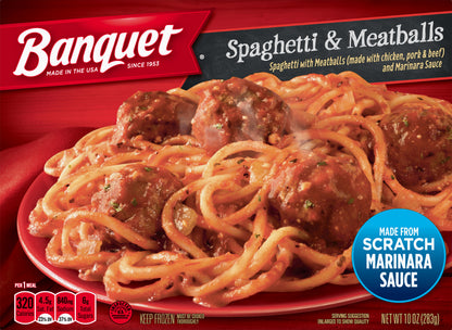 Banquet Spaghetti & Meatballs 10 oz