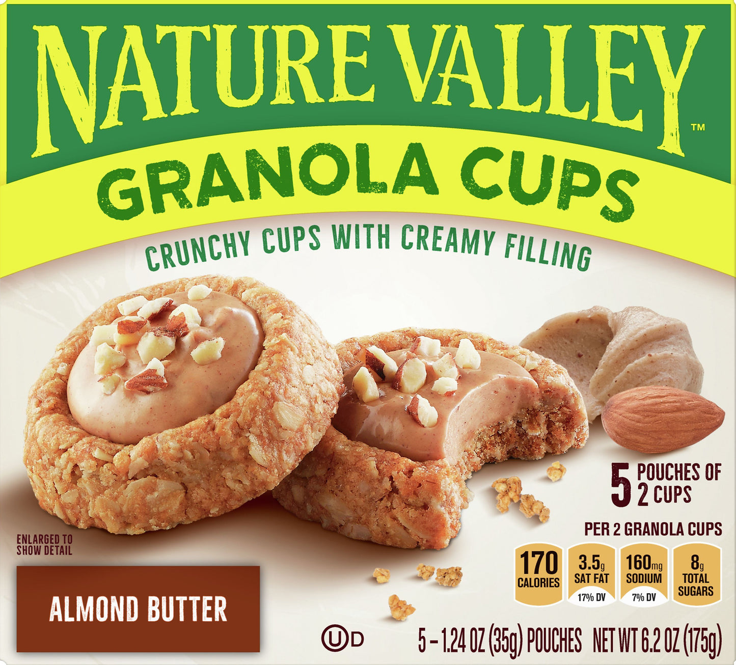 Nature Valley 5 Pack Almond Butter Granola Cups 5 ea