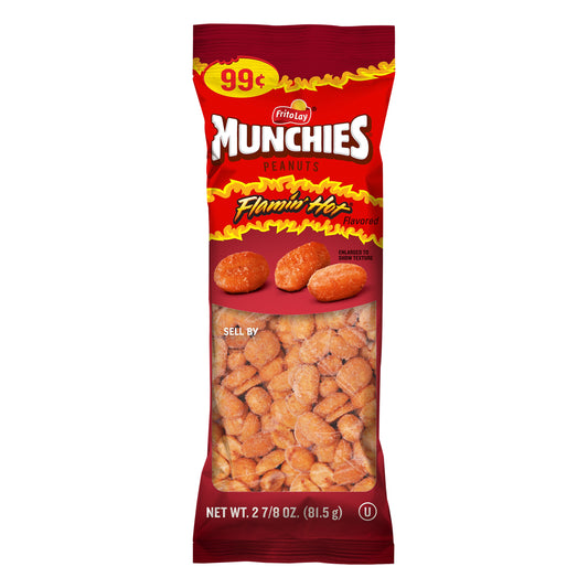 Munchies Flamin' Hot Flavored Peanuts 2.88 oz