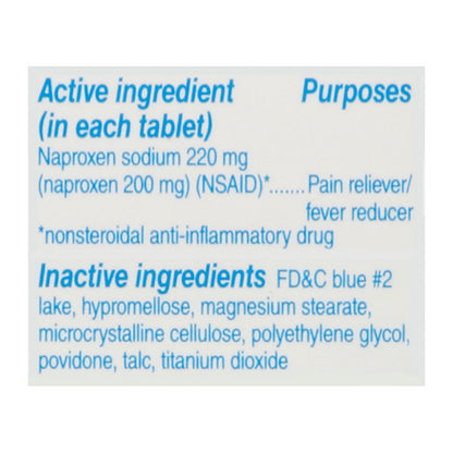 Aleve All Day Strong 220 mg Pain Reliever/Fever Reducer 90 Tablets