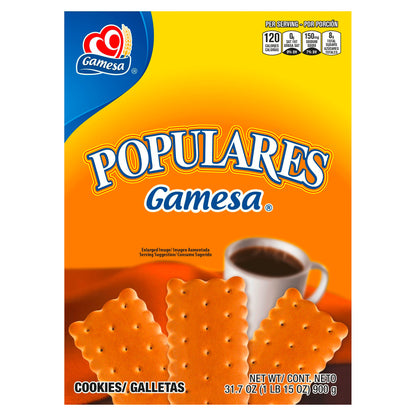 Gamesa Populares Cookies 31.7 Ounce Paper Box