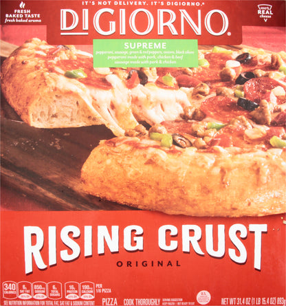 DiGiorno Original Rising Crust Supreme Pizza 31.4 oz