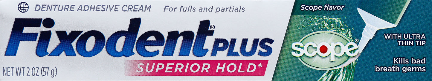 Fixodent Denture Adhesive Cream 2 oz